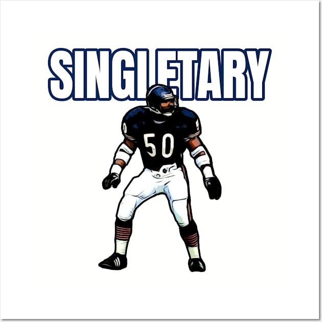 Bears Singletary 50 Wall Art by Gamers Gear